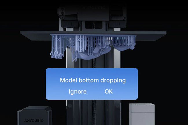 Hatalı baskıları algılar ve bir anormallik tespit ettiğinde yazdırmayı otomatik olarak durdurur.