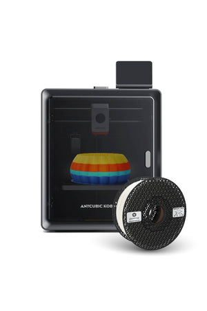 Anycubic Kobra S1 3D Yazıcı + Porima Smart PLA Filament 1.75mm 1kg Beyaz