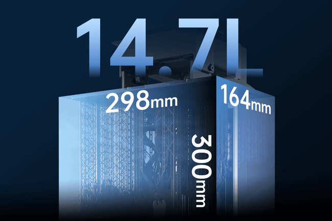 14,7L Ekstra Büyük Yapı Hacmi