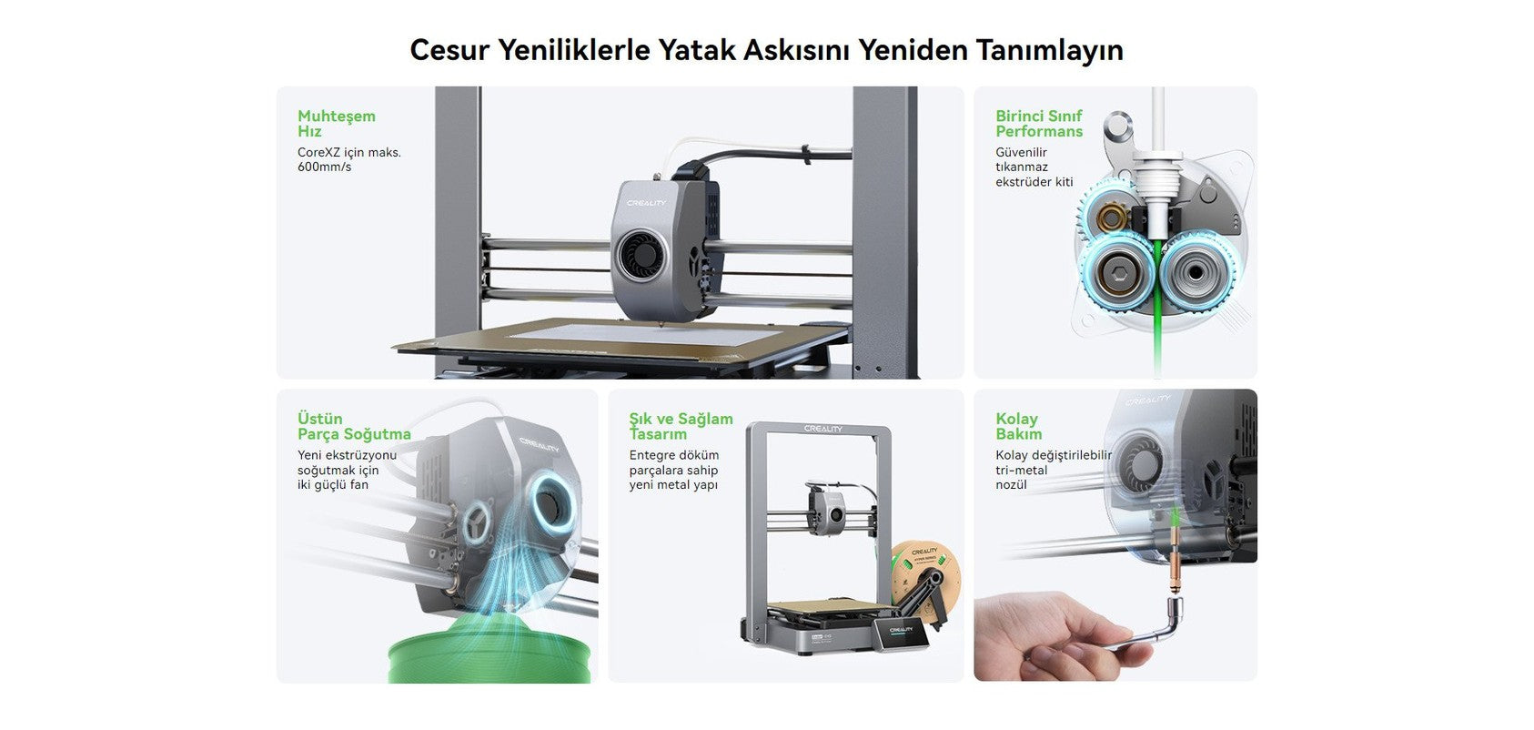 Creality Ender-3 V3 CoreXZ 3D Yazıcı
